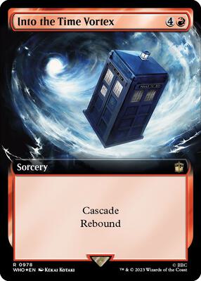 Into the Time Vortex (Extended Art) (Surge Foil) card from Universes Beyond: Doctor Who