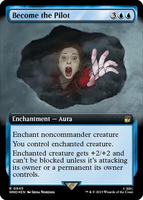 Become the Pilot (Extended Art) (Surge Foil) card from Universes Beyond: Doctor Who