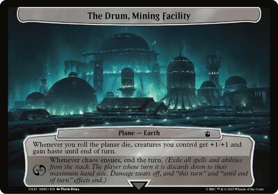 The Drum, Mining Facility card from Planechase: Universes Beyond: Doctor Who