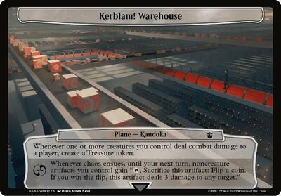 Kerblam! Warehouse card from Planechase: Universes Beyond: Doctor Who