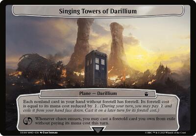 Singing Towers of Darillium card from Planechase: Universes Beyond: Doctor Who