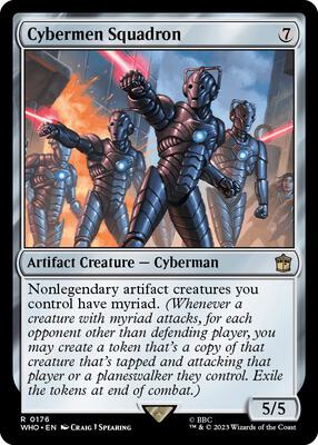 Cybermen Squadron card from Universes Beyond: Doctor Who