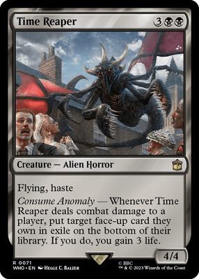 Time Reaper card from Universes Beyond: Doctor Who
