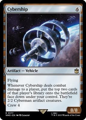 Cybership card from Universes Beyond: Doctor Who