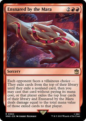 Ensnared by the Mara card from Universes Beyond: Doctor Who