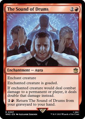 The Sound of Drums card from Universes Beyond: Doctor Who