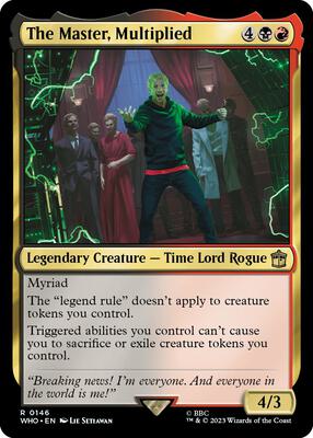 The Master, Multiplied card from Universes Beyond: Doctor Who