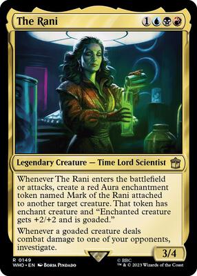 The Rani card from Universes Beyond: Doctor Who