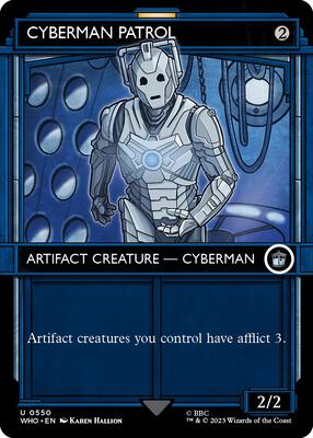 Cyberman Patrol (Showcase) card from Universes Beyond: Doctor Who