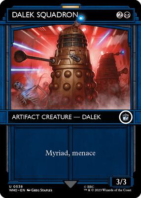 Dalek Squadron (Showcase) card from Universes Beyond: Doctor Who