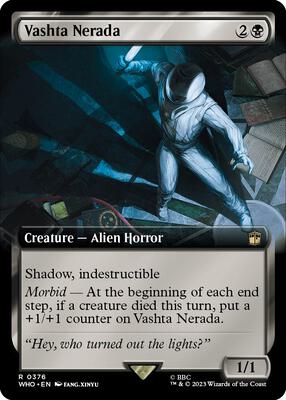 Vashta Nerada (Extended Art) card from Universes Beyond: Doctor Who