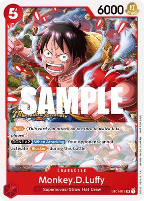 Monkey.D.Luffy (Tournament Pack Vol. 5) card from One Piece Promotion Cards