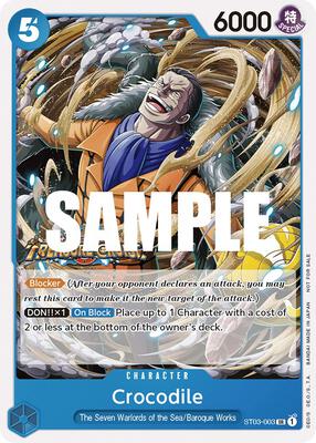 Crocodile (Tournament Pack Vol. 5) card from One Piece Promotion Cards