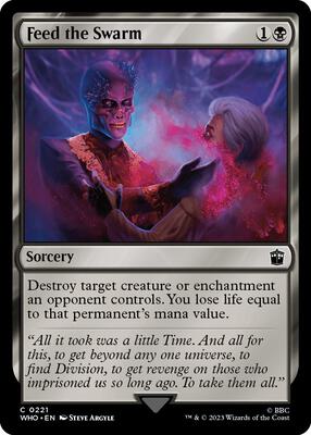 Feed the Swarm card from Universes Beyond: Doctor Who