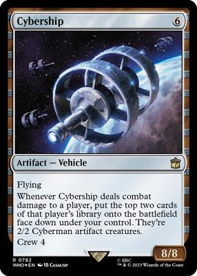 Cybership (Surge Foil) card from Universes Beyond: Doctor Who