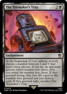 The Toymaker's Trap card from Universes Beyond: Doctor Who