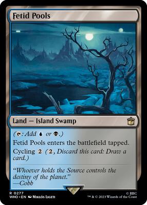 Fetid Pools card from Universes Beyond: Doctor Who