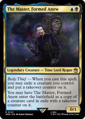 The Master, Formed Anew card from Universes Beyond: Doctor Who