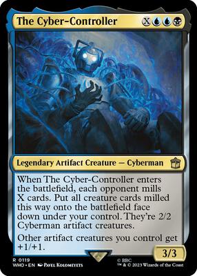 The Cyber-Controller card from Universes Beyond: Doctor Who