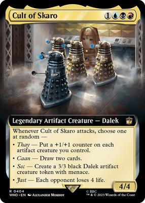 Cult of Skaro (Extended Art) card from Universes Beyond: Doctor Who