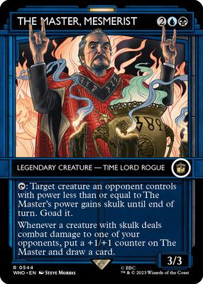 The Master, Mesmerist (Showcase) card from Universes Beyond: Doctor Who