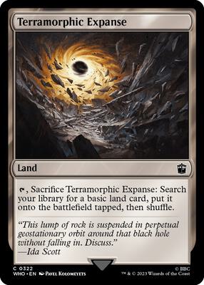 Terramorphic Expanse card from Universes Beyond: Doctor Who
