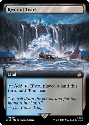 River of Tears (Extended Art) card from Universes Beyond: Doctor Who