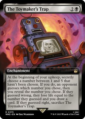 The Toymaker's Trap (Extended Art) card from Universes Beyond: Doctor Who