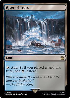 River of Tears (Surge Foil) card from Universes Beyond: Doctor Who