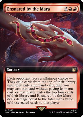 Ensnared by the Mara (Extended Art) (Surge Foil) card from Universes Beyond: Doctor Who
