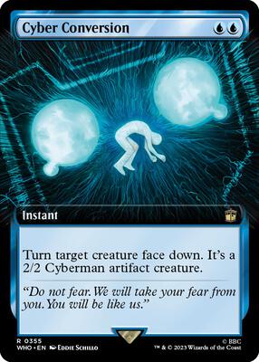 Cyber Conversion (Extended Art) card from Universes Beyond: Doctor Who