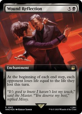 Wound Reflection (Extended Art) (Surge Foil) card from Universes Beyond: Doctor Who