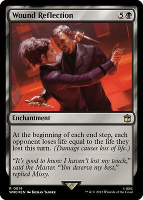 Wound Reflection (Surge Foil) card from Universes Beyond: Doctor Who