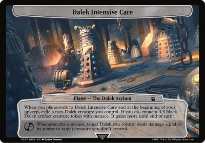Dalek Intensive Care card from Planechase: Universes Beyond: Doctor Who