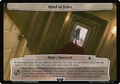 Hotel of Fears card from Planechase: Universes Beyond: Doctor Who