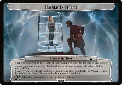 The Matrix of Time card from Planechase: Universes Beyond: Doctor Who