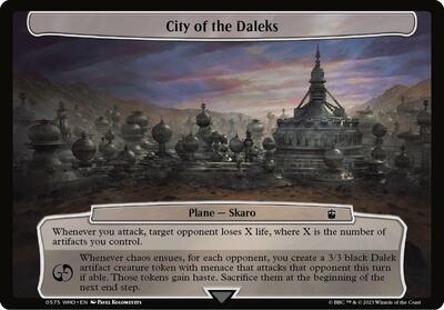City of the Daleks card from Planechase: Universes Beyond: Doctor Who