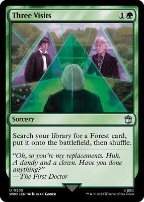 Three Visits card from Universes Beyond: Doctor Who