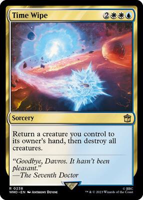 Time Wipe card from Universes Beyond: Doctor Who