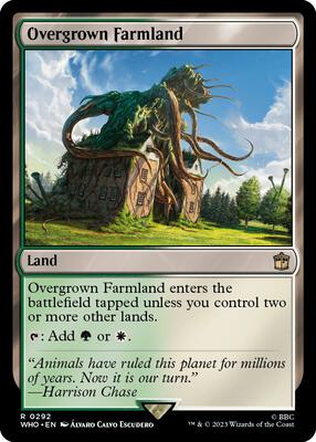 Overgrown Farmland card from Universes Beyond: Doctor Who