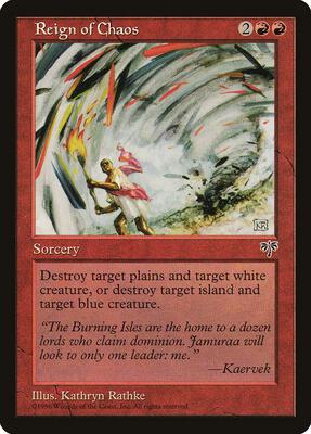 Reign of Chaos card from Mirage