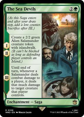 The Sea Devils card from Universes Beyond: Doctor Who
