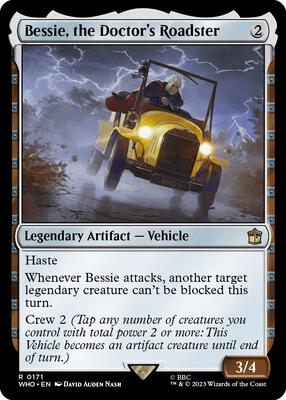 Bessie, the Doctor's Roadster card from Universes Beyond: Doctor Who