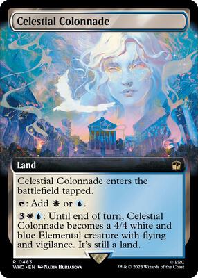 Celestial Colonnade (Extended Art) card from Universes Beyond: Doctor Who