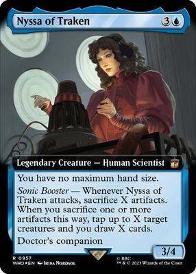 Nyssa of Traken (Extended Art) (Surge Foil) card from Universes Beyond: Doctor Who