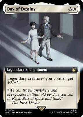 Day of Destiny (Extended Art) card from Universes Beyond: Doctor Who
