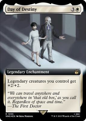 Day of Destiny (Extended Art) (Surge Foil) card from Universes Beyond: Doctor Who