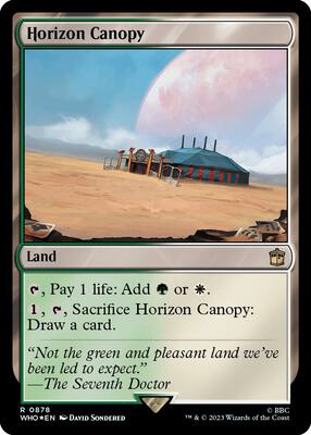 Horizon Canopy (Surge Foil) card from Universes Beyond: Doctor Who