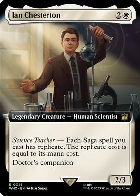 Ian Chesterton (Extended Art) card from Universes Beyond: Doctor Who