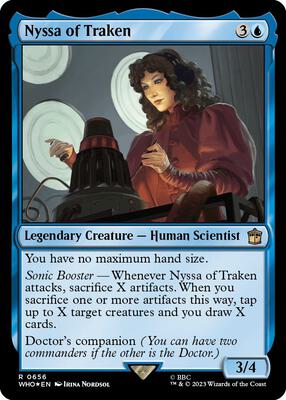 Nyssa of Traken (Surge Foil) card from Universes Beyond: Doctor Who
